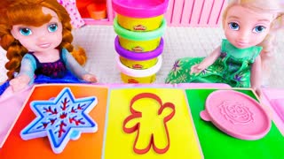 Baby Doll and Play Doh cookie cooking toys baby Surprise play